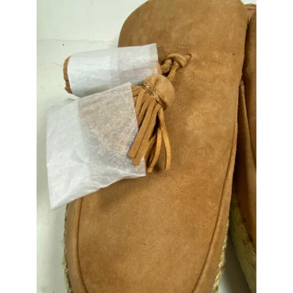 Kenneth Cole Gentle Souls Rory Leather Espadrilles Brown BRAND NEW Women's 9M - Picture 8 of 12